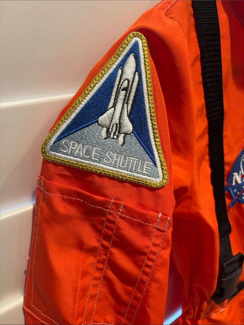 NASA Kids Orange Astronaut Costume Size 4-6